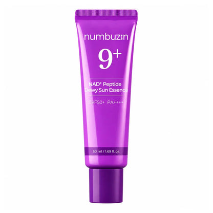 Numbuzin No.9+ NAD+ Peptide Dewy Sun Essence SPF50+ PA++++ – 50ml