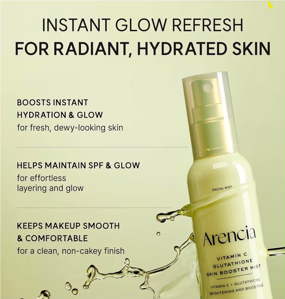 Arencia Vitamin C Glutathione Skin Booster Mist – 100ml