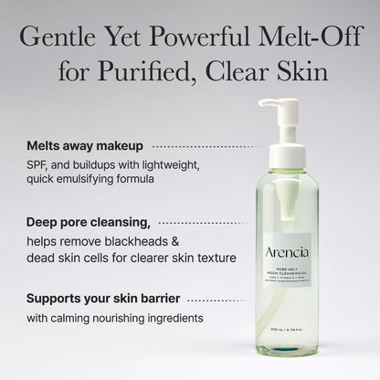 Arencia Pore Melt Mochi Cleansing Oil – 200ml