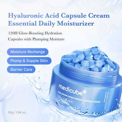 Medicube Hyaluronic Moisturizing Capsule Cream – 55g