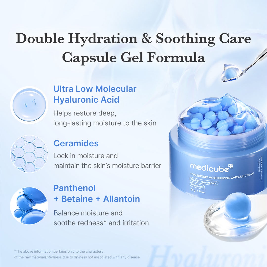 Medicube Hyaluronic Moisturizing Capsule Cream – 55g