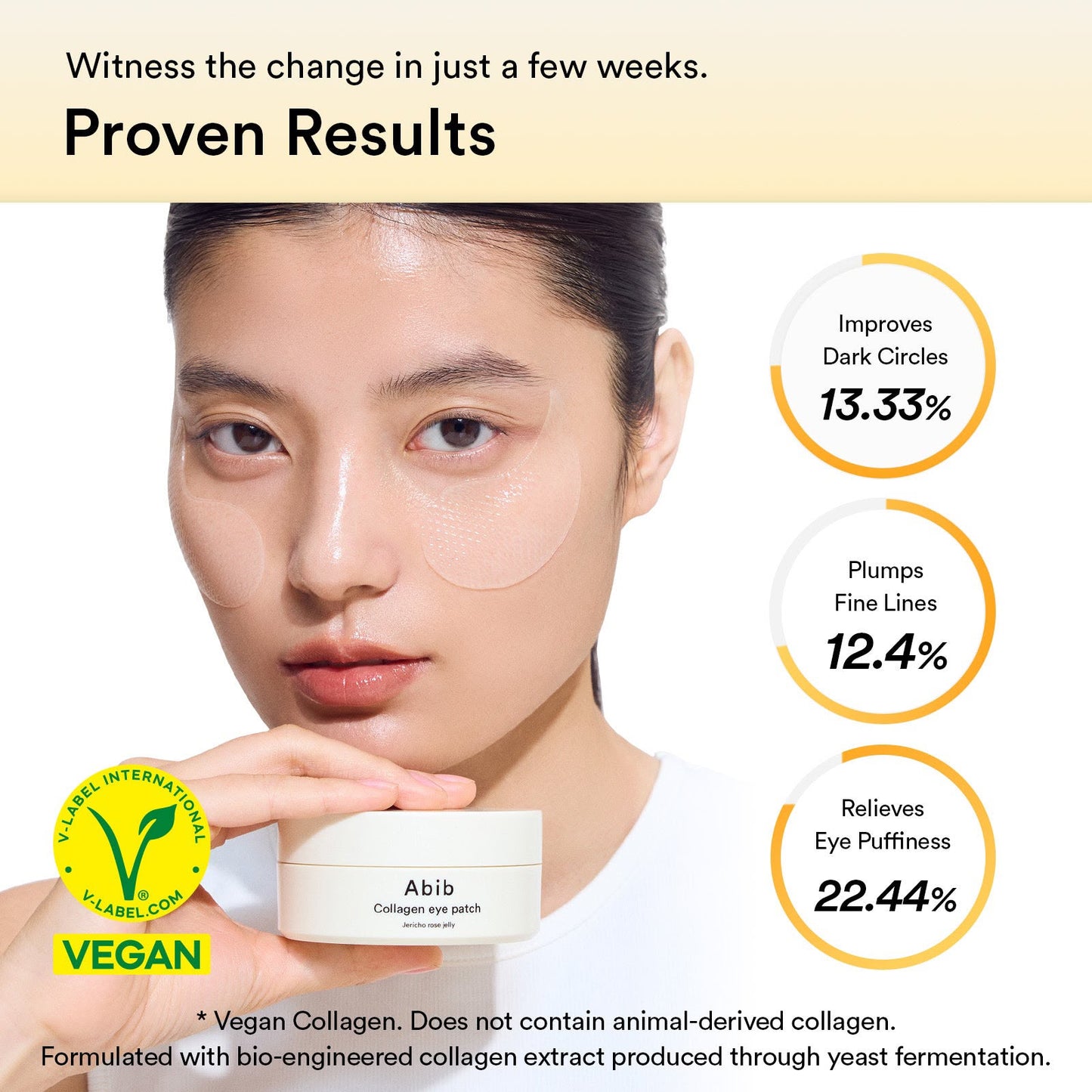 Vegan Collagen Eye Patch Jericho Rose Jelly – 60 Patches / 90ml