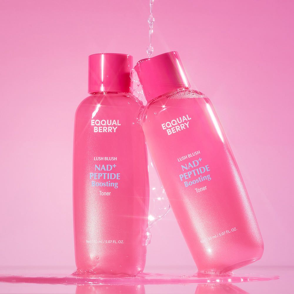 EQQUALBERRY Lush Blush NAD+ Peptide Boosting Toner – 150ml