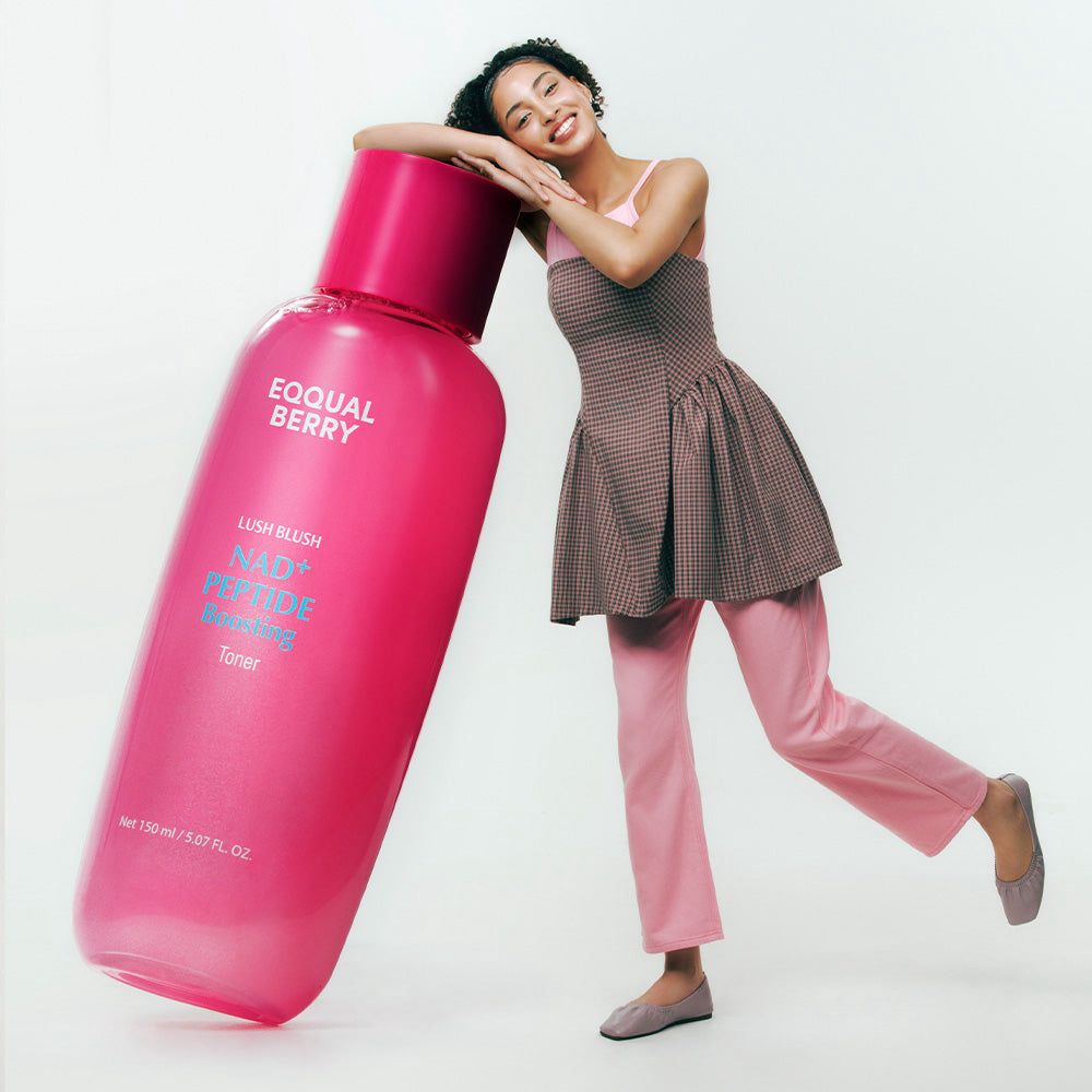 EQQUALBERRY Lush Blush NAD+ Peptide Boosting Toner – 150ml