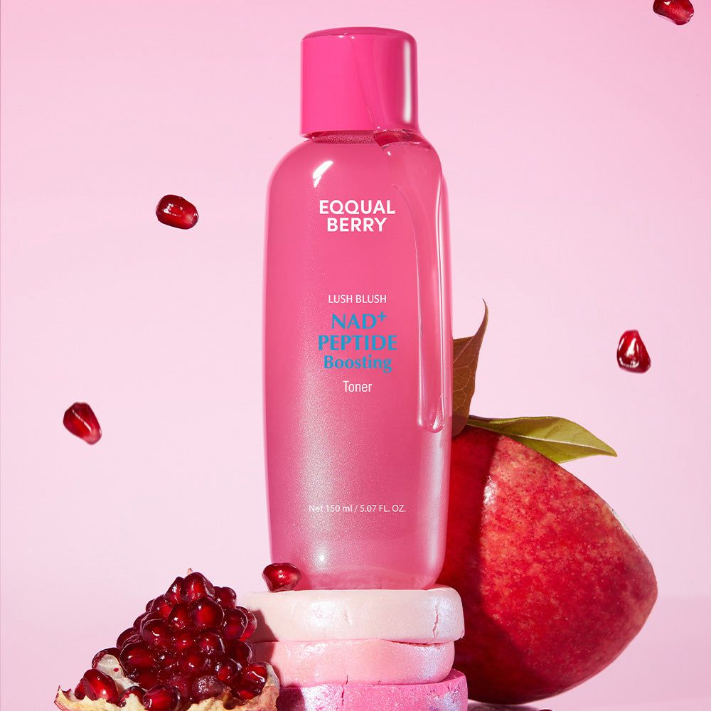 EQQUALBERRY Lush Blush NAD+ Peptide Boosting Toner – 150ml