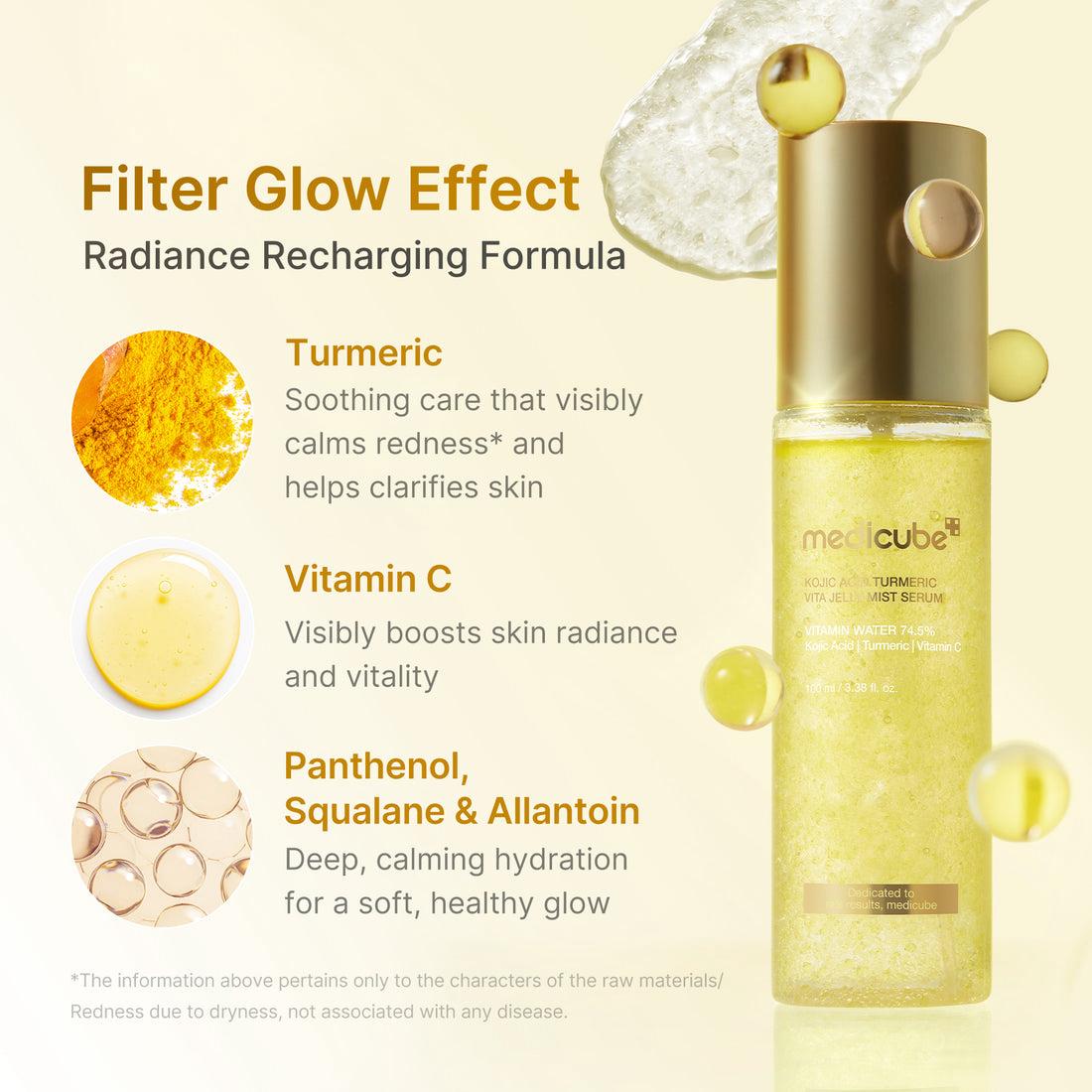 Medicube Kojic Acid Turmeric Vita Jelly Mist Serum - 100ml