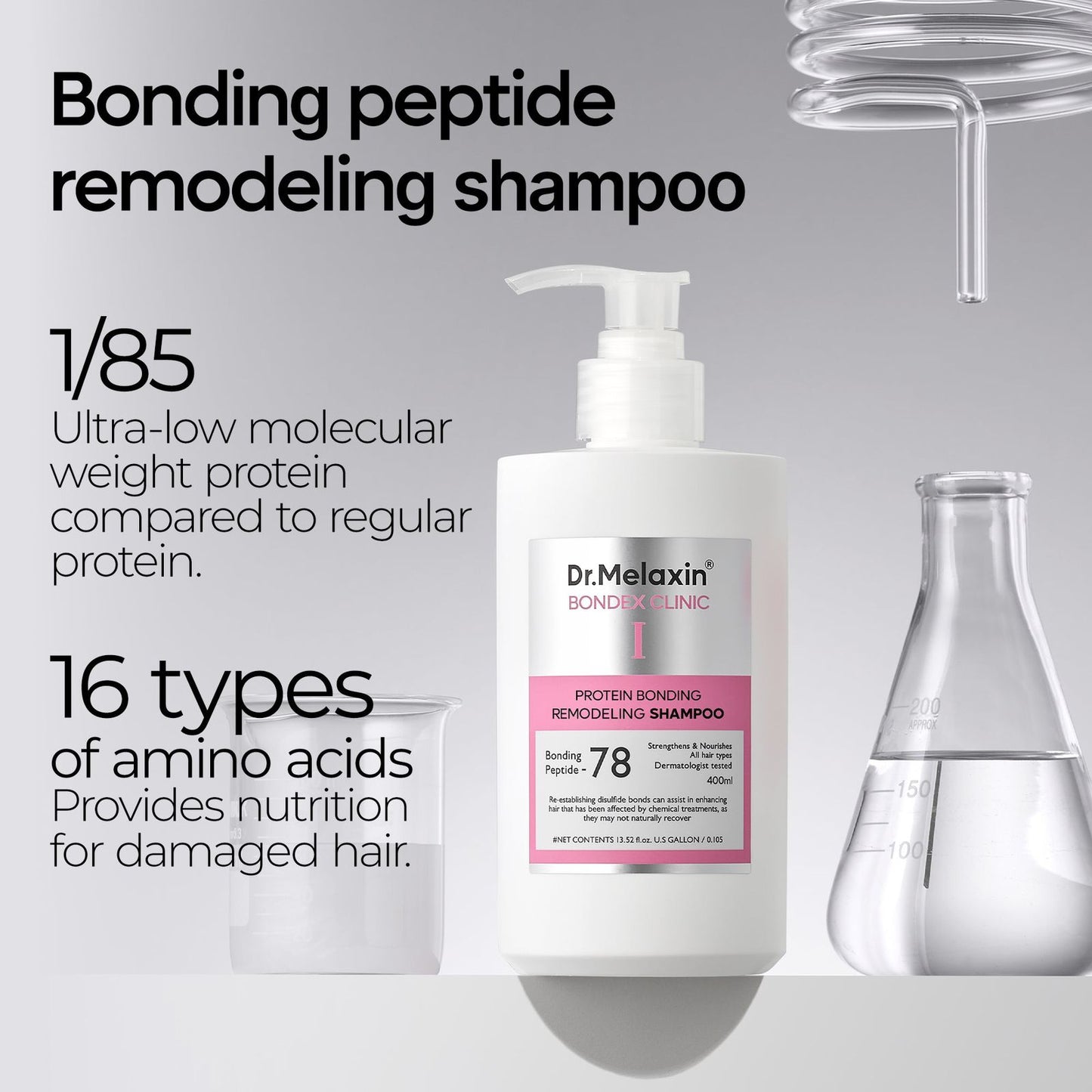 Dr.Melaxin Bondex Protein Bonding Remodeling Shampoo - 400ml
