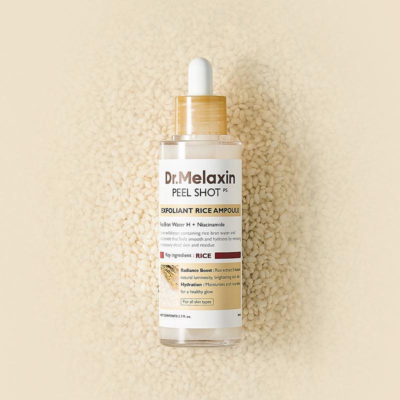 أمبولة تقشير الأرز الأبيض Melaxin Peel Shot - 80 مل