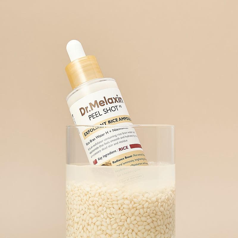 أمبولة تقشير الأرز الأبيض Melaxin Peel Shot - 80 مل