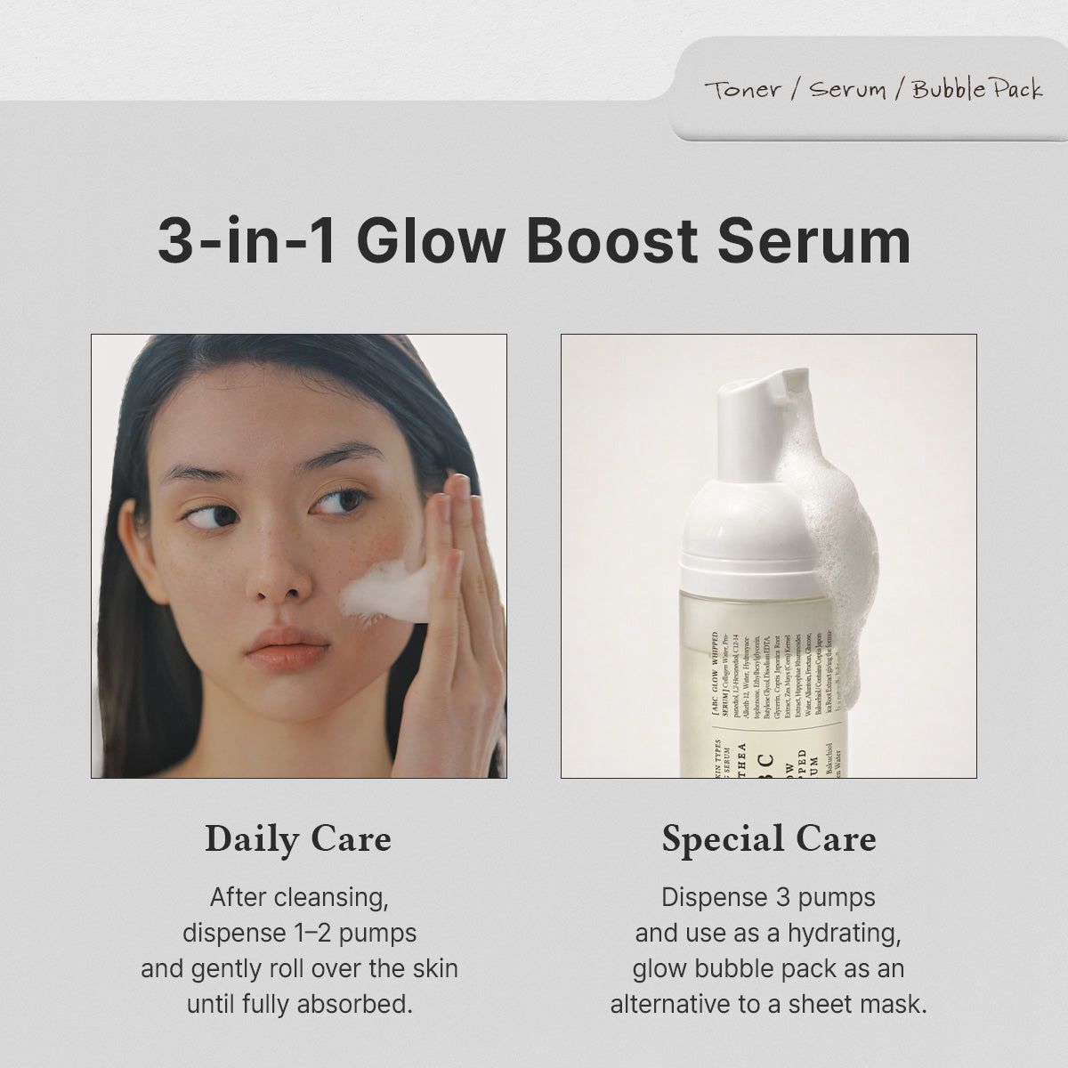 Dr. Althea ABC Glow Whipped Serum – 100ml