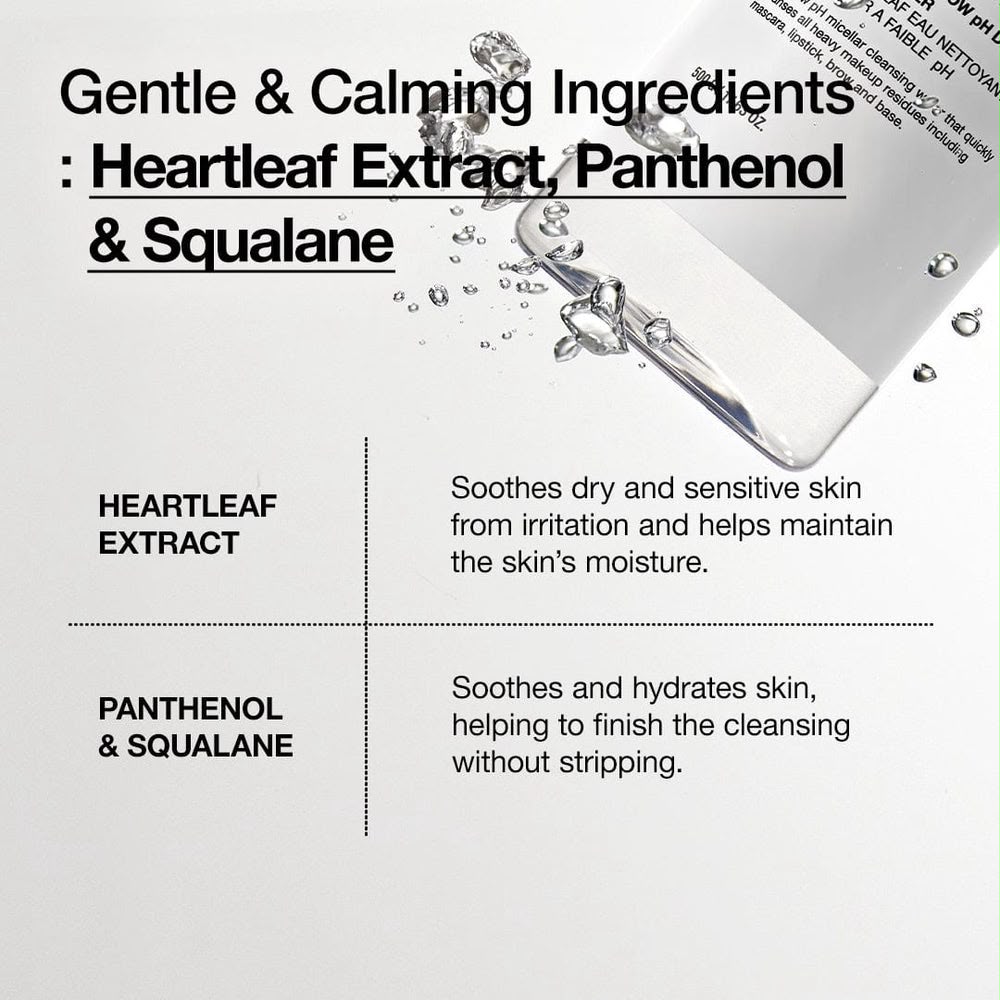 Anua Heartleaf Low pH Deep Cleansing Water – 500ml