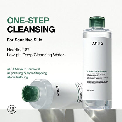 Anua Heartleaf Low pH Deep Cleansing Water – 500ml