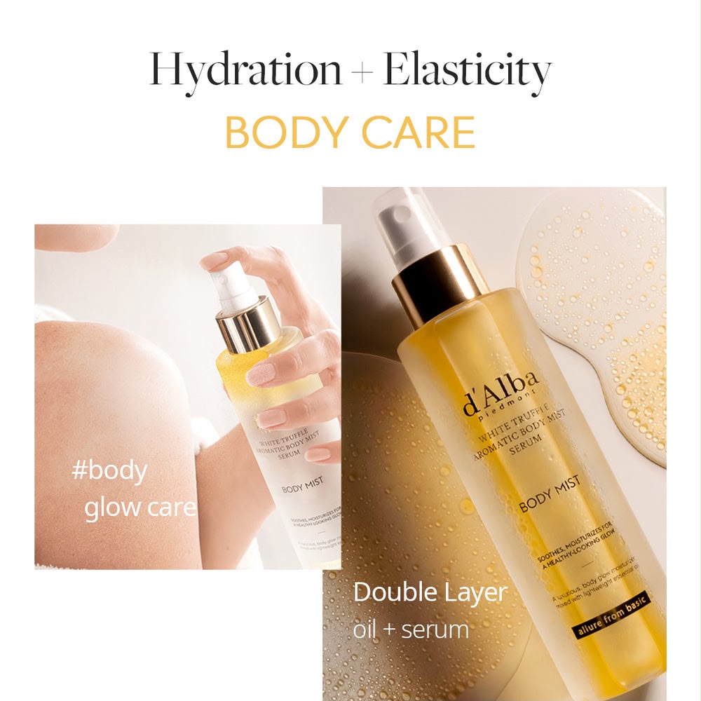 d'Alba White Truffle Aromatic Body Mist Serum – 180ml