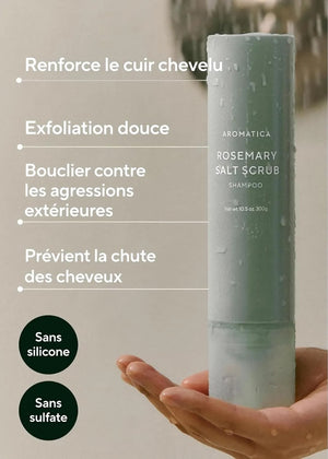 Aromatica Rosemary Salt Scrub Shampoo – 300g