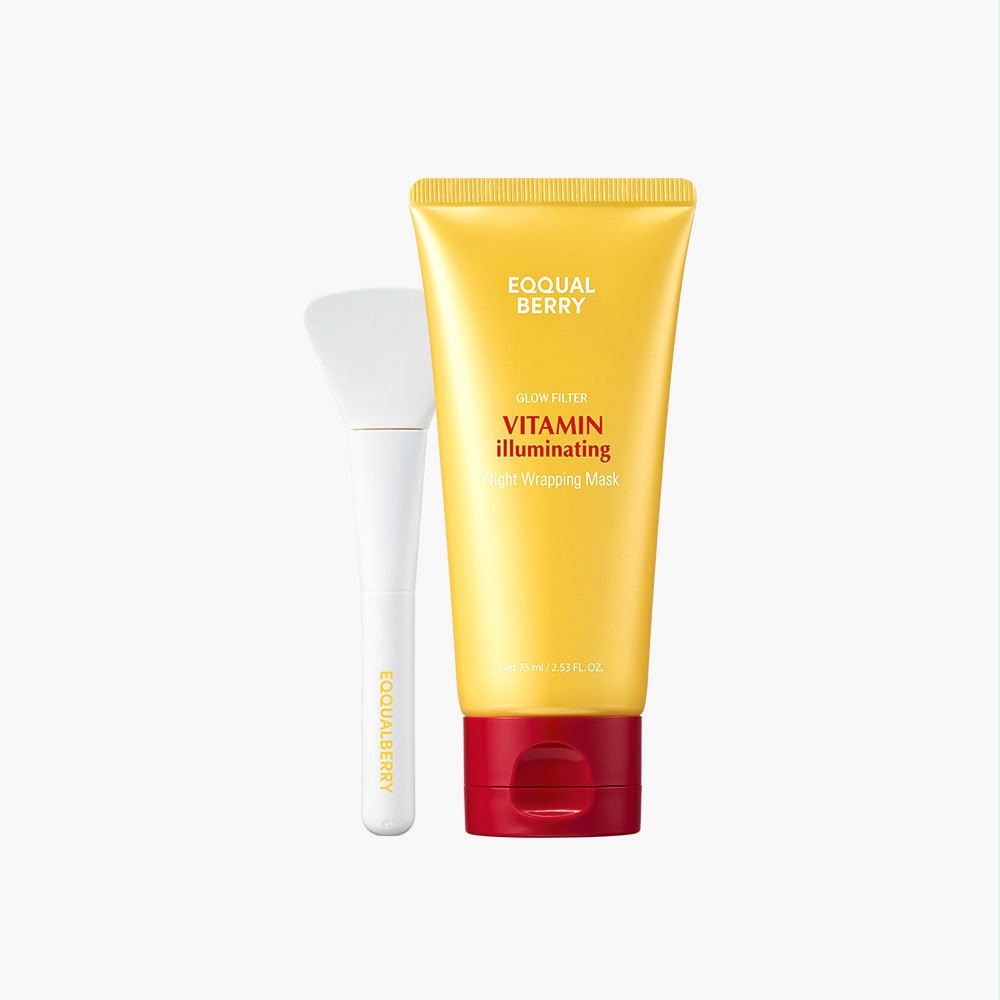 EQQUALBERRY Glow Filter Vitamin Illuminating Night Wrapping Mask – 75ml