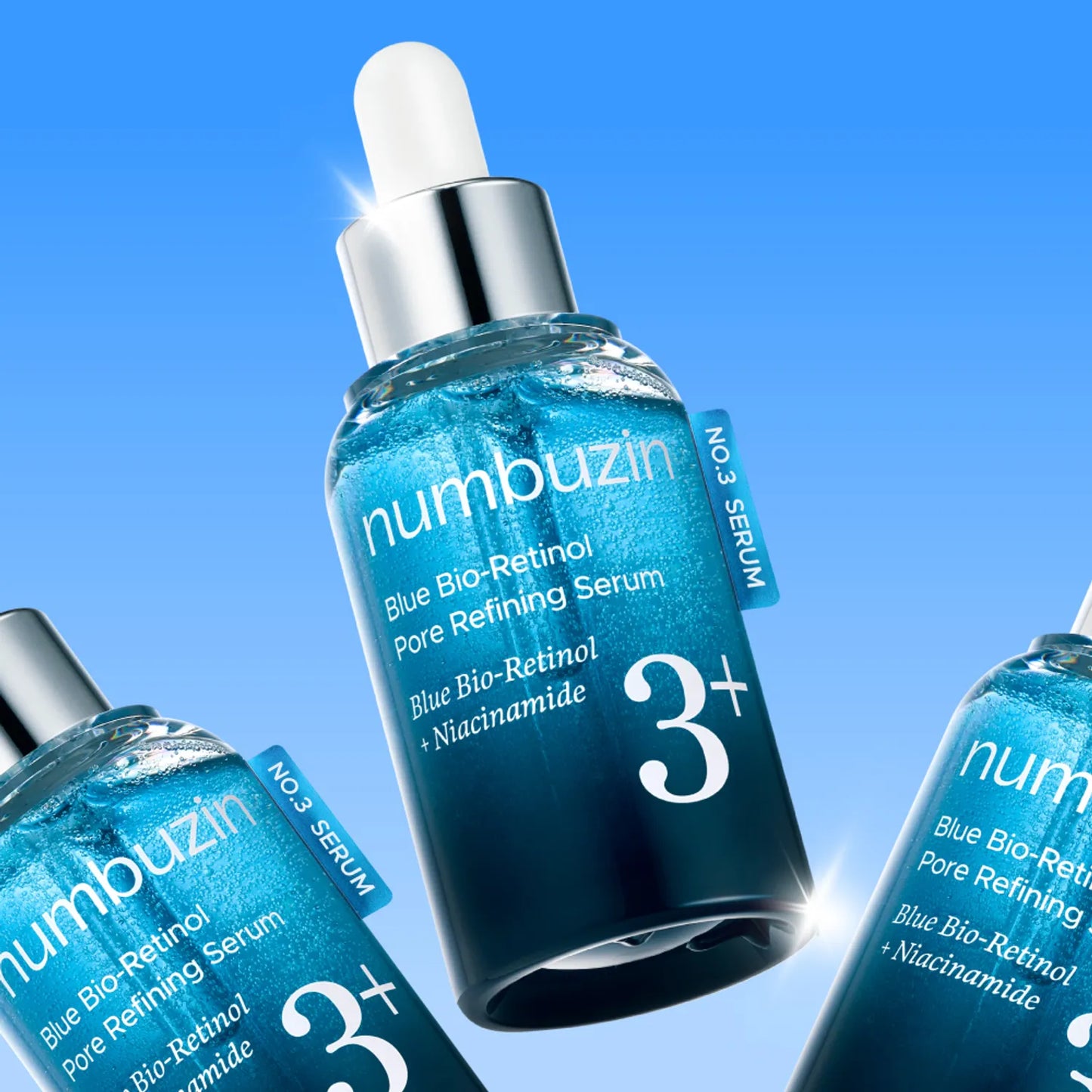 Numbuzin No.3 سيروم بلو بايو ريتينول لتنقية المسام – 50 مل
