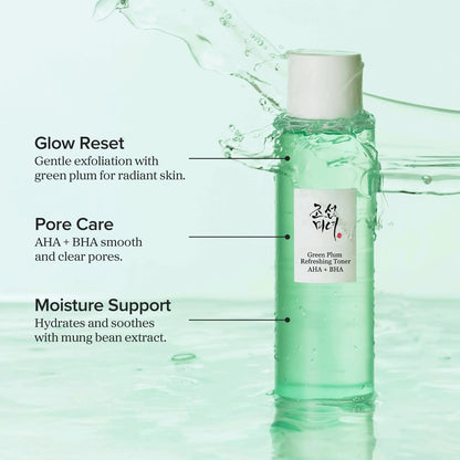 Beauty of Joseon Green Plum Refreshing Toner: AHA + BHA – 150ml