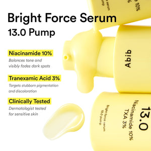 Abib 13.0 Niacinamide 10% TXA 3% Bright Force Serum – 30ml