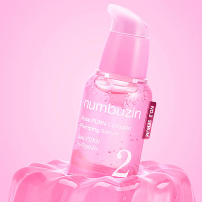 Numbuzin No.2 Rose PDRN Collagen Plumping Serum – 50ml