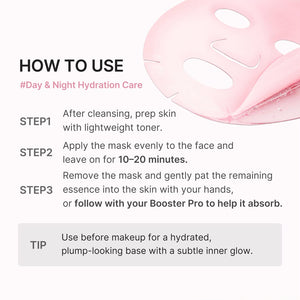 Medicube PDRN Pink Peptide Serum Mask – 23ml × 6 Sheets