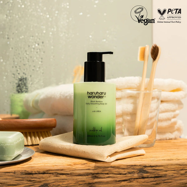 Haruharu Wonder Black Bamboo Daily Soothing Body Oil – 200ml