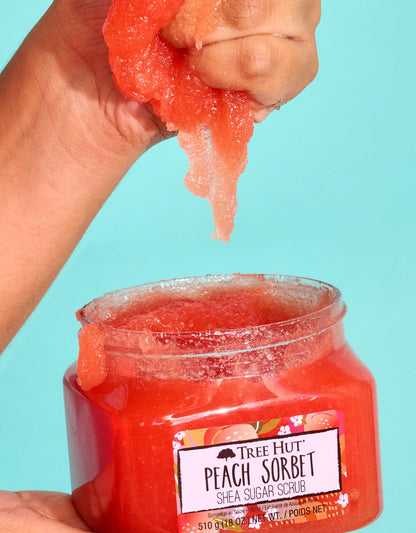 TREE HUT Peach Sorbet Shea Sugar Scrub