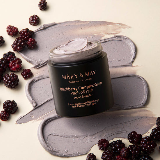 Mary & May Vegan Blackberry Complex Glow Wash Off Pack – 125g