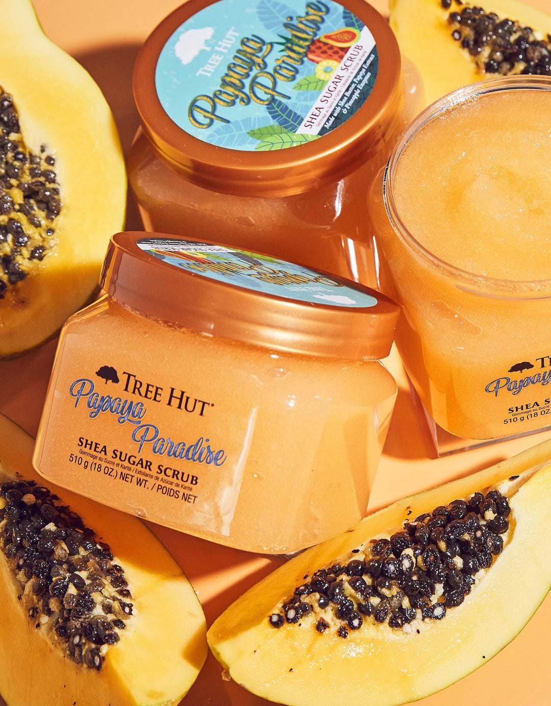 Tree Hut Papaya Paradise Shea Sugar Scrub – 510g