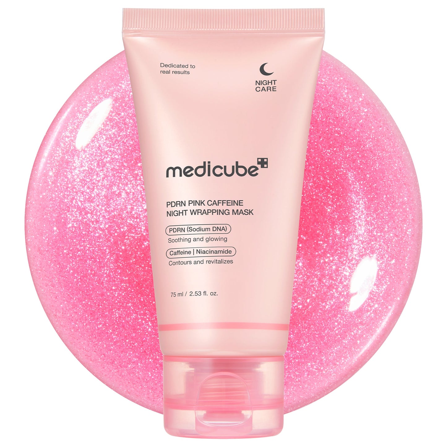 Medicube PDRN Pink Caffeine Night Wrapping Mask – 75ml