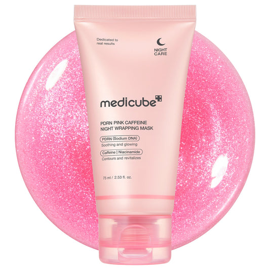 Medicube PDRN Pink Caffeine Night Wrapping Mask – 75ml