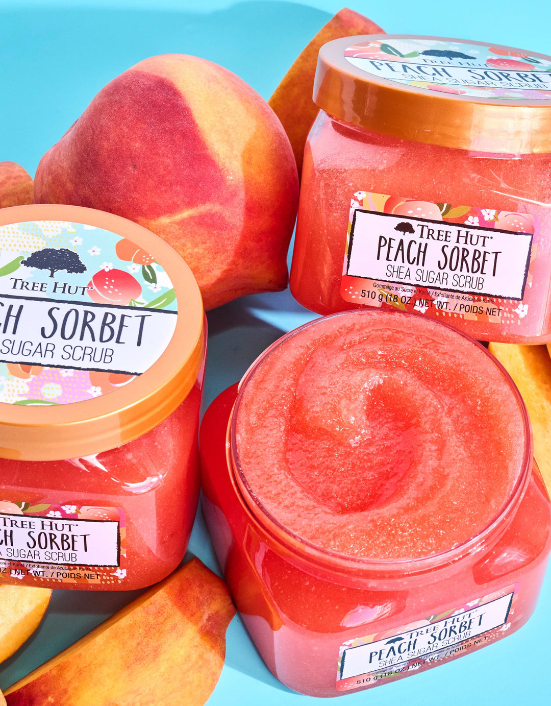 TREE HUT Peach Sorbet Shea Sugar Scrub