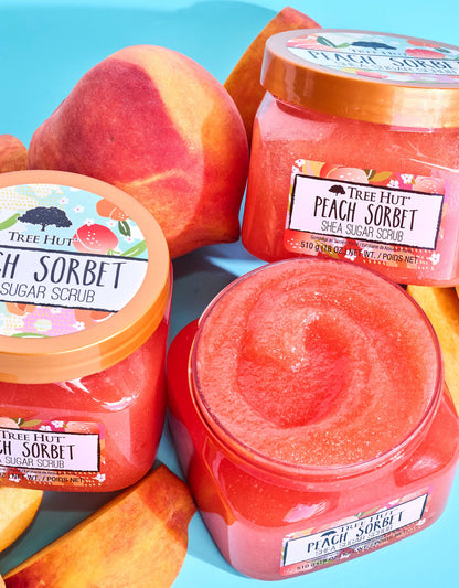 TREE HUT Peach Sorbet Shea Sugar Scrub
